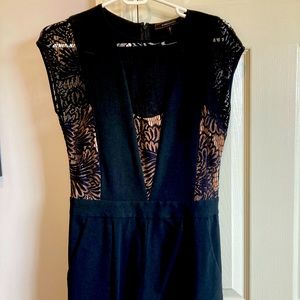 BCBG Romper with Lace Accents/Detail, size 2